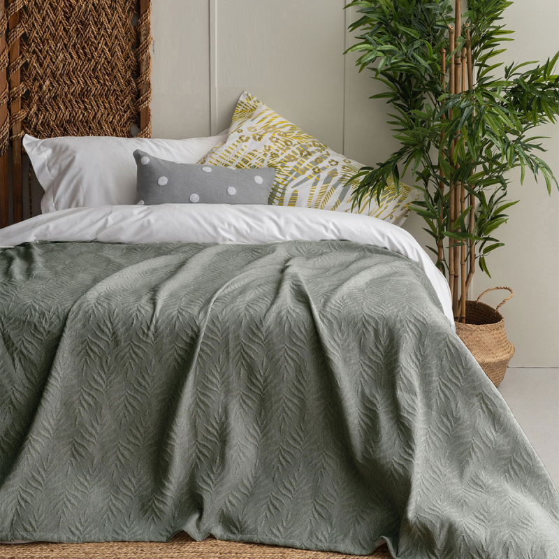 Κουβερτόριο Μονό (170x260) Palamaiki Jude Khaki