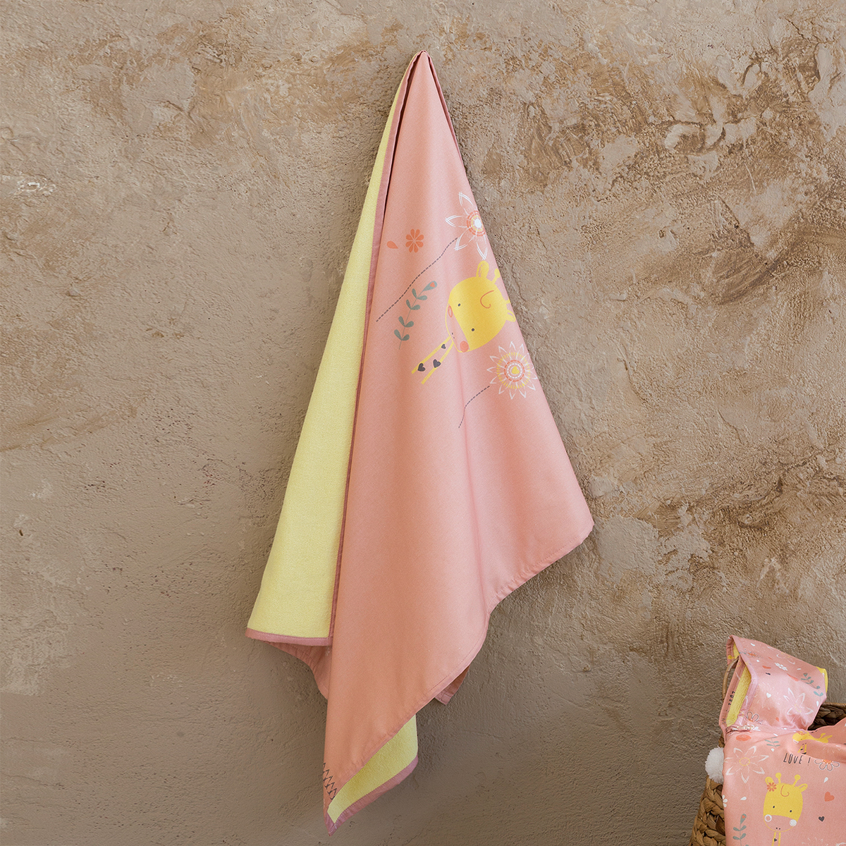Παιδική Πετσέτα Θαλάσσης (70×140) Nima Beach Giraffe Love