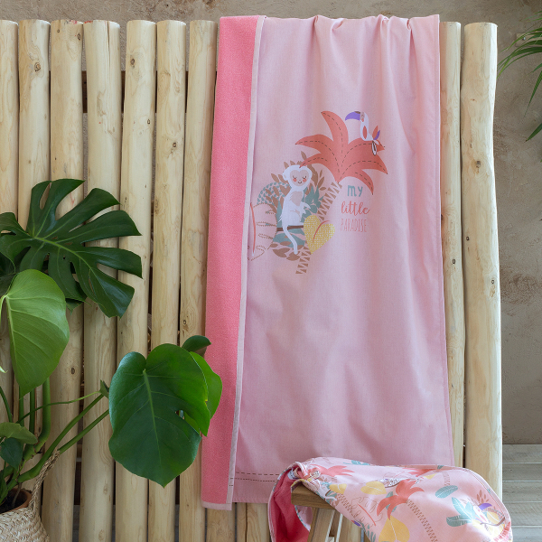 Παιδική Πετσέτα Θαλάσσης (70x140) Nima Beach Little Paradise