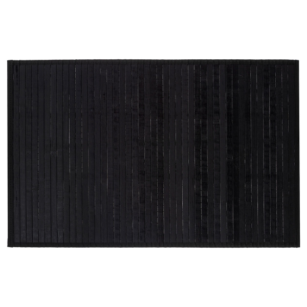 Πατάκι Μπάνιου Bamboo (50x80) F-V Black 131569A
