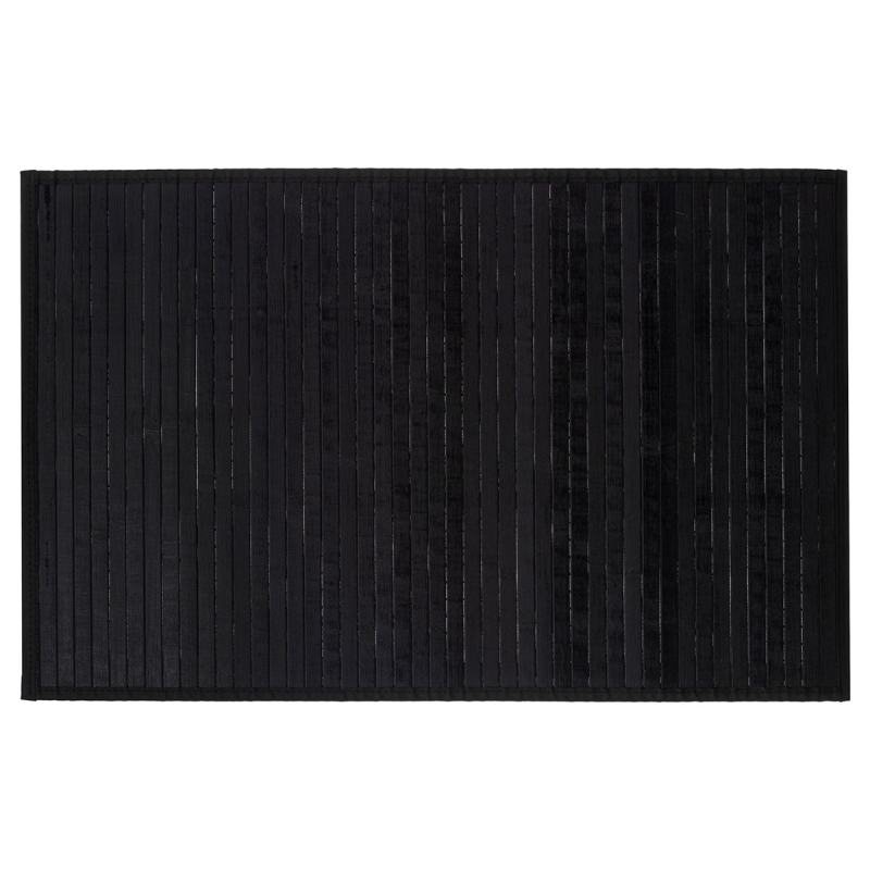 Πατάκι Μπάνιου Bamboo (50x80) F-V Black 131569A
