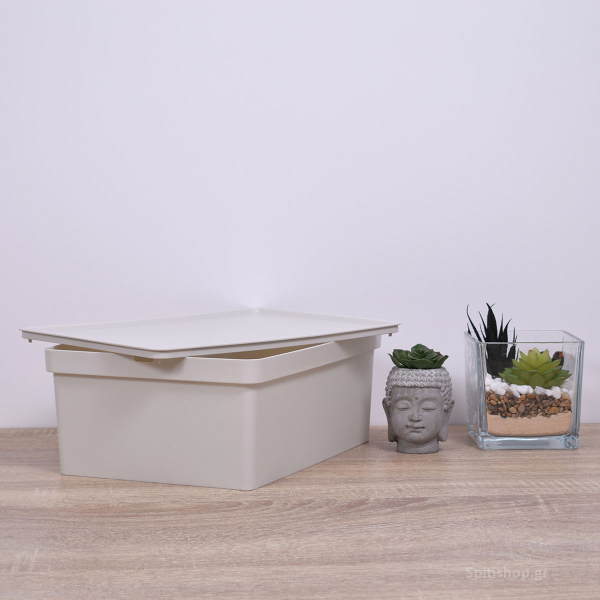 Κουτί Αποθήκευσης (35x25.5x13.5) Viomes Nova 690-50 Γκρι/Μπεζ