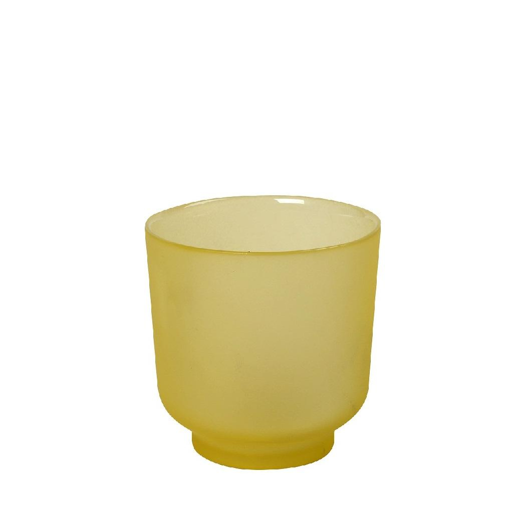 Κηροπήγιο (Φ9.5×9) Espiel Caprice Yellow DAC1703K6 205690