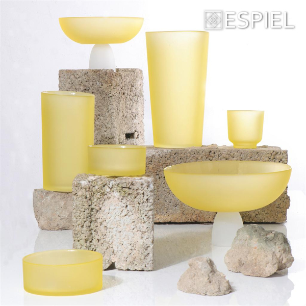 Διακοσμητικό Μπώλ (Φ15x6) Espiel Caprice Yellow DAC1715K6