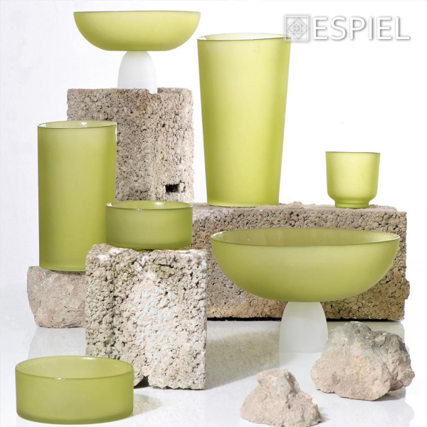 Διακοσμητικό Μπώλ (Φ12x5.5) Espiel Caprice Lime DAC1718K6