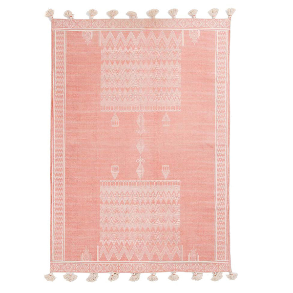 Χαλί All Season (100x160) Royal Carpet Lotus Cotton Kilim 144 Rose