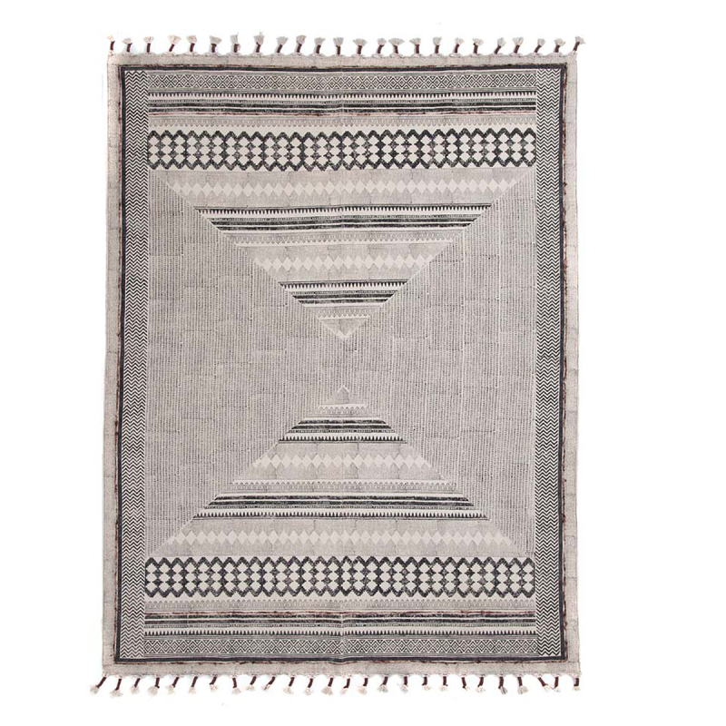 Χαλί All Season (140x200) Royal Carpets Lotus Cotton Kilim 463 Grey/Beige