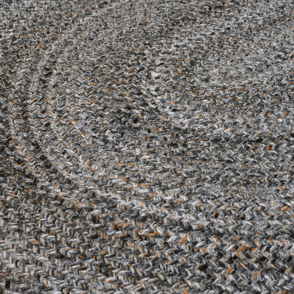 Οβάλ Χαλί All Season (160x230) Βιοκαρπέτ Marivan Charcoal Mustard