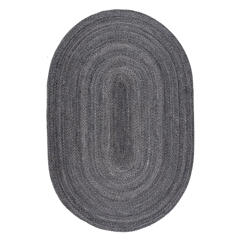 Οβάλ Χαλί All Season (200x290) Βιοκαρπέτ Marivan Charcoal Grey