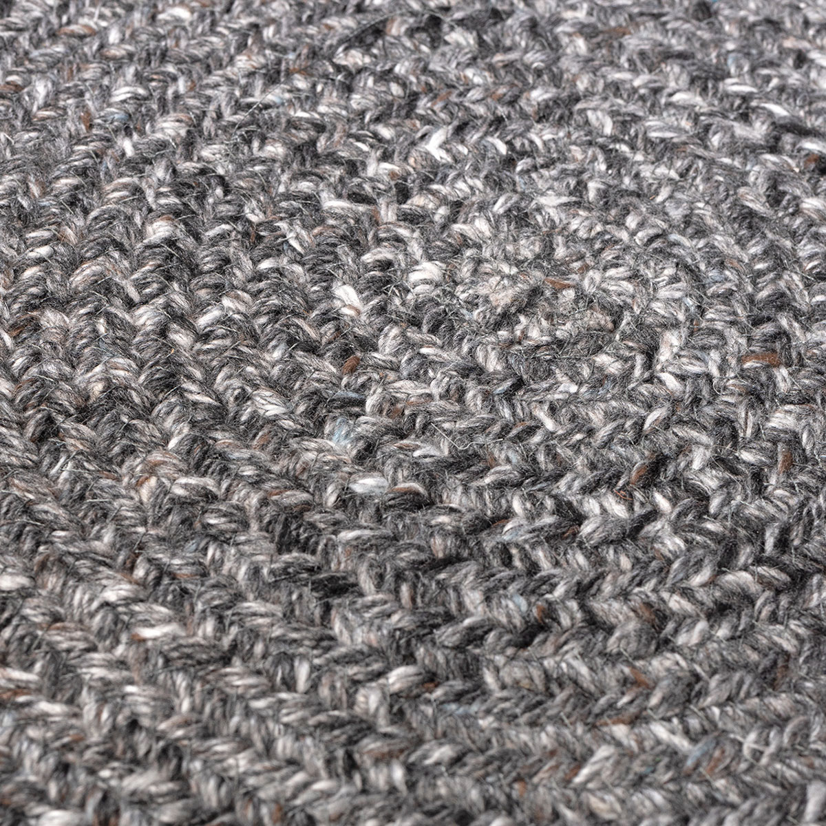 Οβάλ Χαλί All Season (200X290) Βιοκαρπέτ Marivan Charcoal Grey Home Χαλιά Σαλονιού Spitishop