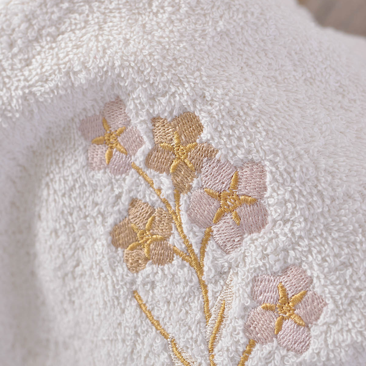 Πετσέτες Μπάνιου (Σετ 3Τμχ) Rythmos Jolie Ecru 470Gsm Home Λευκά Είδη Spitishop