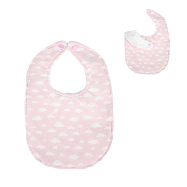 Σαλιάρα 4+ Μηνών (21x30) Ninna Nanna Pink Cloud