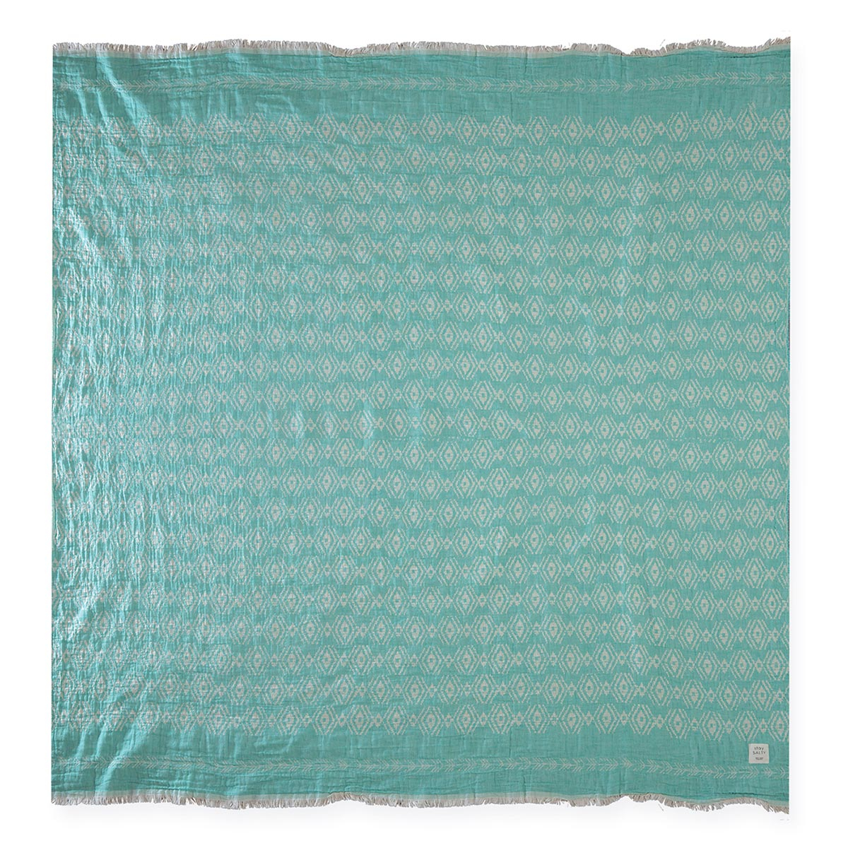 Πετσέτα Παραλίας - Κουβέρτα Πικ-Νικ (180x180) Nef-Nef North Aqua