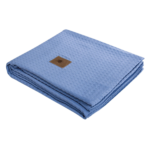 Κουβέρτα Πικέ Υπέρδιπλη (220x240) Greenwich Polo Club 3D Solid 2476 Blue