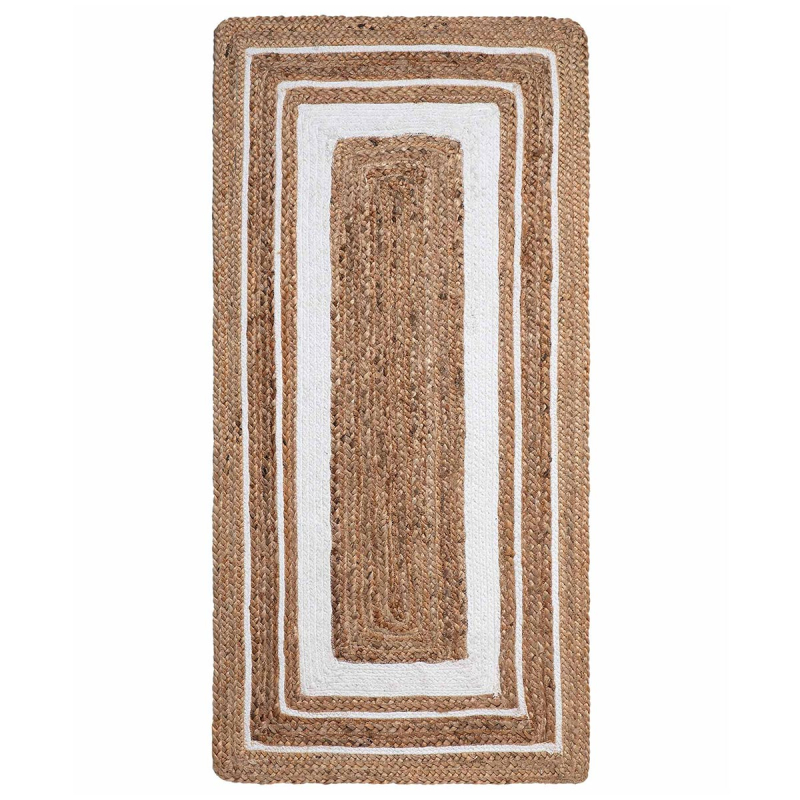 Χαλί Διαδρόμου (60x130) Silk Fashion 1725 Natural/White