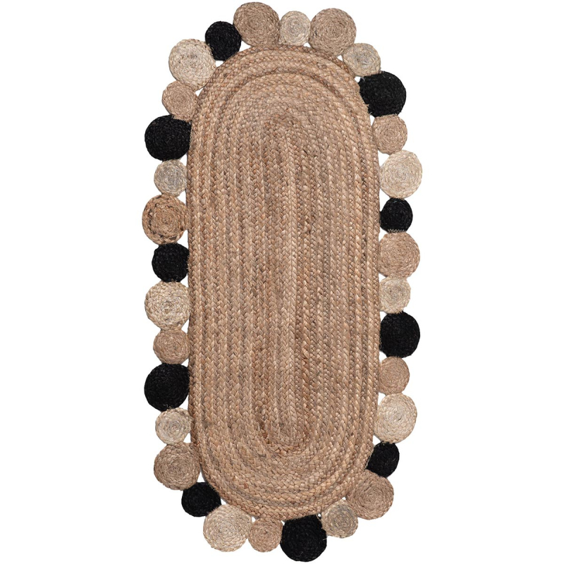 Χαλί Διαδρόμου (70x160) Silk Fashion 1735 Black