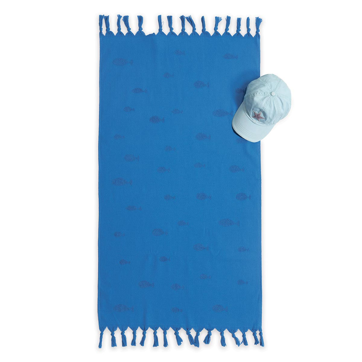 Παιδική Πετσέτα Θαλάσσης (70×120) Nef-Nef Ocean Fish Blue