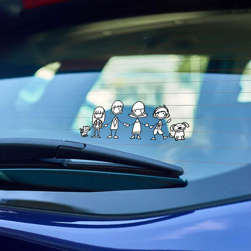 Αυτοκόλλητο Σήμα Αυτοκινήτου Ango Family 59001