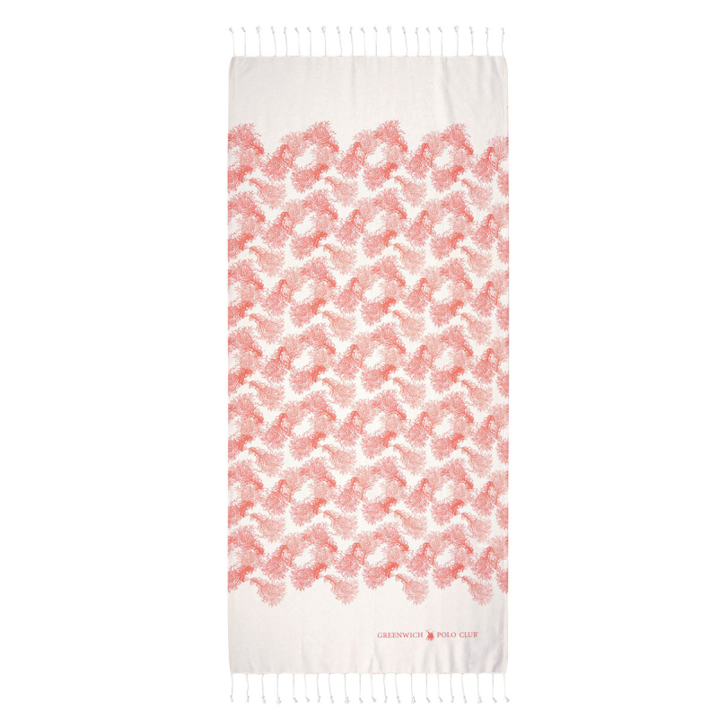 Παρεό (80x180) Greenwich Polo Club 3664 Pink/White