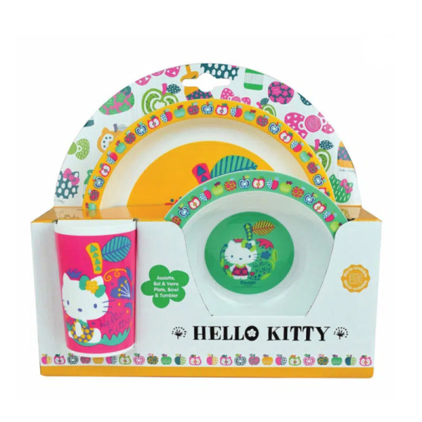 Παιδικό Σετ Φαγητού 3τμχ Ango Hello Kitty 005988