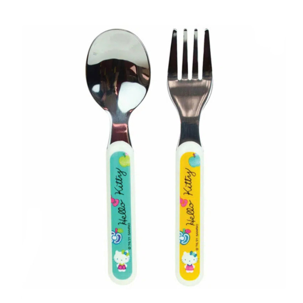 Κουτάλι + Πιρούνι (Σετ) Ango Hello Kitty 005990