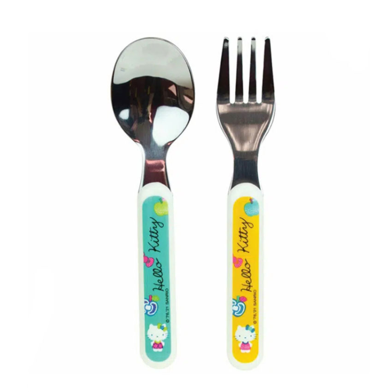 Κουτάλι + Πιρούνι (Σετ) Ango Hello Kitty 005990