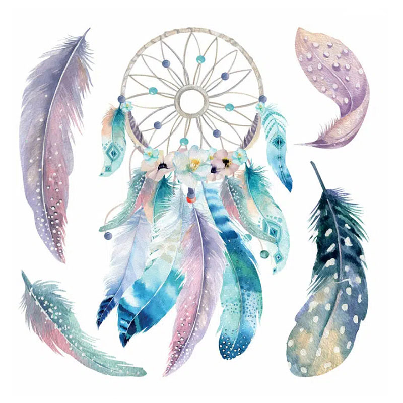 Αυτοκόλλητα Τοίχου Ango Watercolour Dreamcatcher 54111 Home Διακόσμηση Spitishop