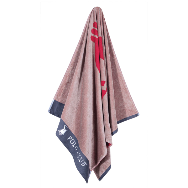 Παιδική Πετσέτα Θαλάσσης (70x140) Greenwich Polo Club 3661 Beige