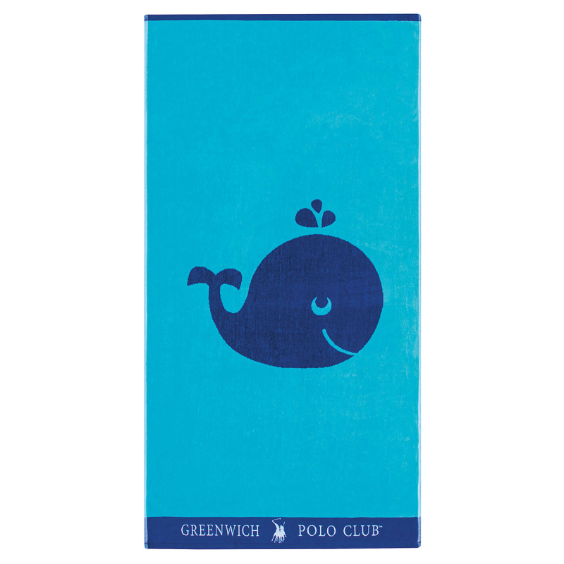 Παιδική Πετσέτα Θαλάσσης (70x140) Greenwich Polo Club 3662 Blue