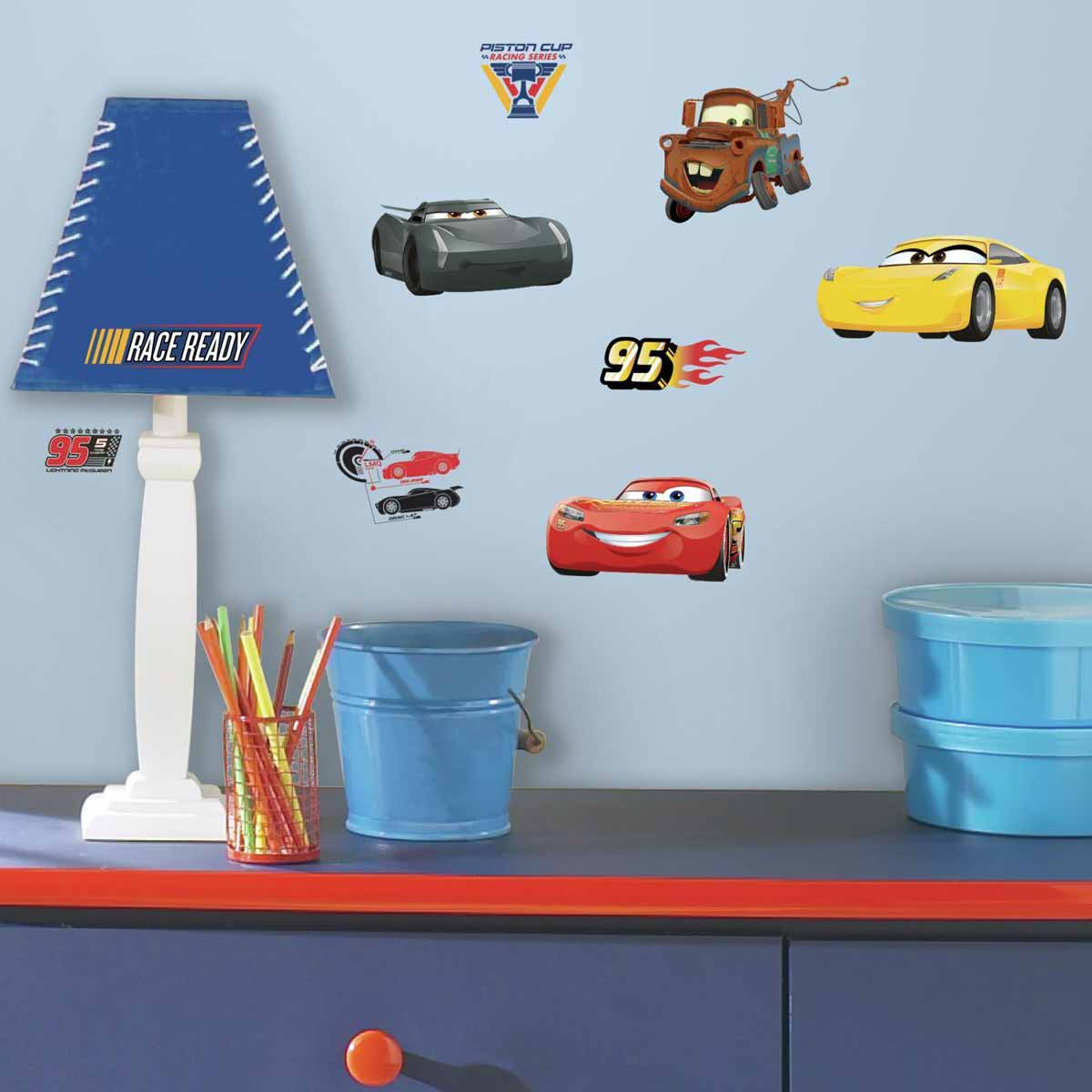 Παιδικά Αυτοκόλλητα Τοίχου RoomMates Cars 3 RΜΚ3353