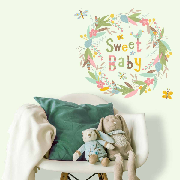 Παιδικό Αυτοκόλλητο Τοίχου RoomMates Sweet Baby RΜΚ3544