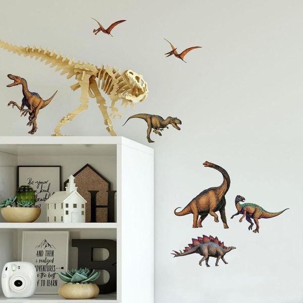 Παιδικά Αυτοκόλλητα Τοίχου RoomMates Αληθινοί Δεινόσαυροι RΜΚ104