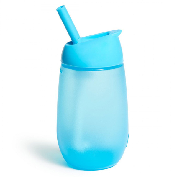 Παγούρι 296ml Με Καλαμάκι Munchkin Simple Clean Straw Cup Blue