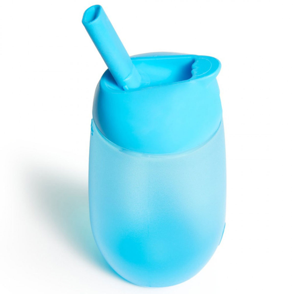 Παγούρι 296ml Με Καλαμάκι Munchkin Simple Clean Straw Cup Blue