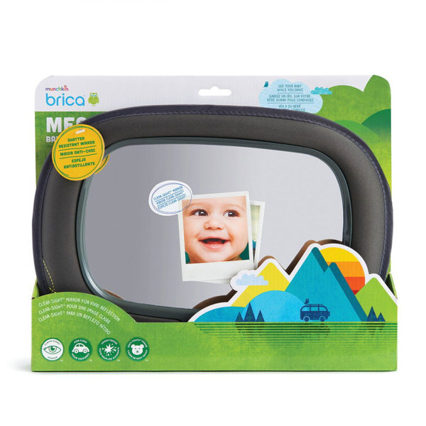 Καθρέφτης Αυτοκινήτου Για Μωρά Munchkin Baby In Sight Mega Mirror