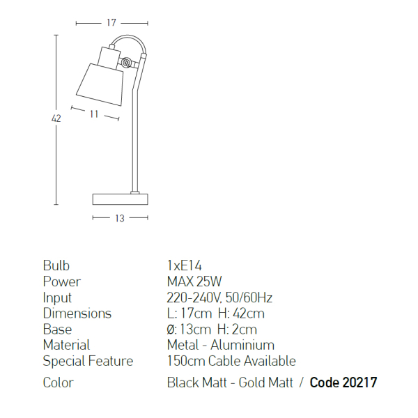 Πορτατίφ Zambelis 20217 Black Matt