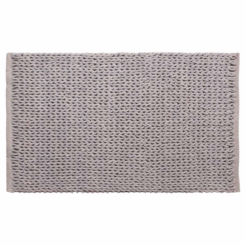 Χαλί Διαδρόμου (65x130) Silk Fashion Αλυσίδα Γκρι