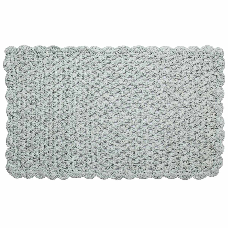 Πατάκι Μπάνιου (60x100) Silk Fashion Πλεκτό Mint