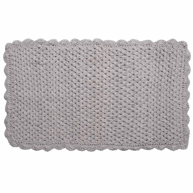 Χαλί Διαδρόμου (70x140) Silk Fashion Πλεκτό Γκρι