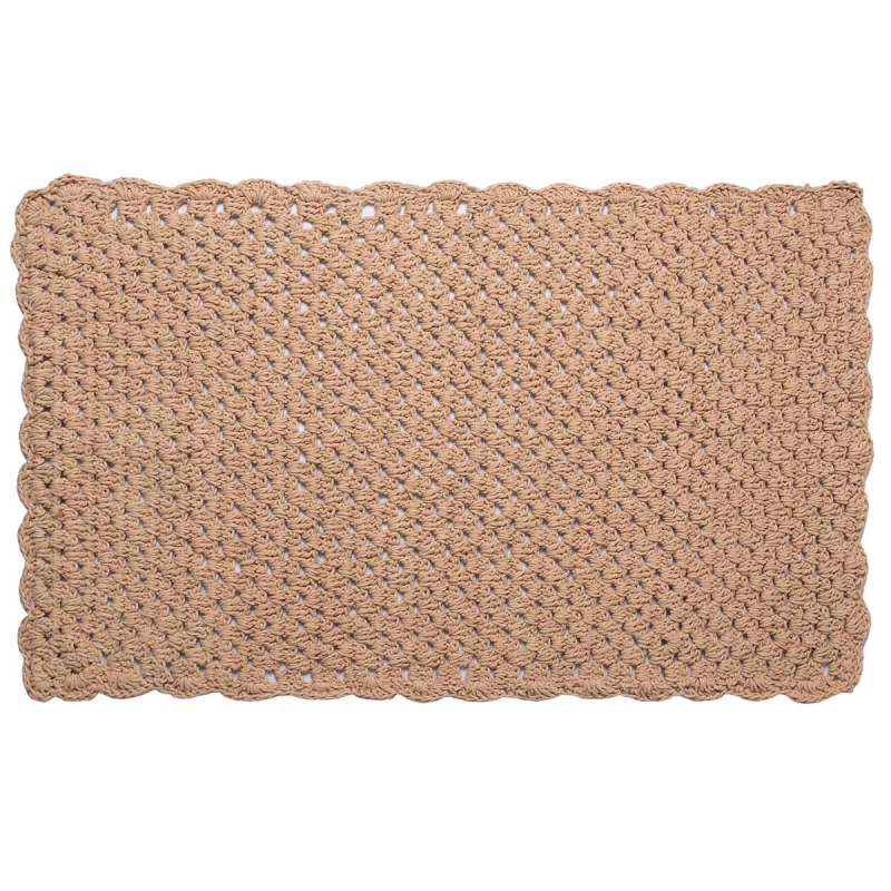 Πατάκι Μπάνιου (60x100) Silk Fashion Πλεκτό Μπεζ