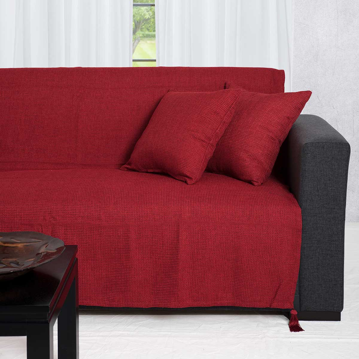 Ριχτάρι Διθέσιου (180×250) Silk Fashion 9925 Κόκκινο