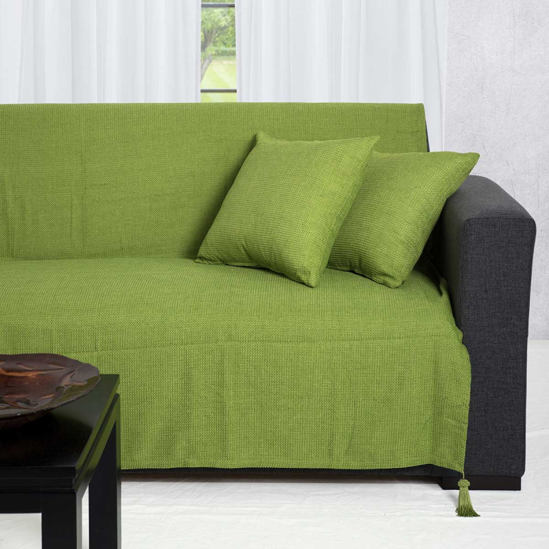 Ριχτάρι Καναπέ Διθέσιου (180x250) Silk Fashion 9925 Λαχανί