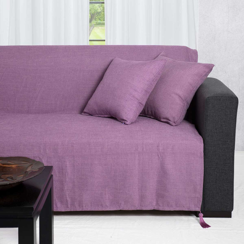 Ριχτάρι Πολυθρόνας (180x180) Silk Fashion 9925 Λιλά