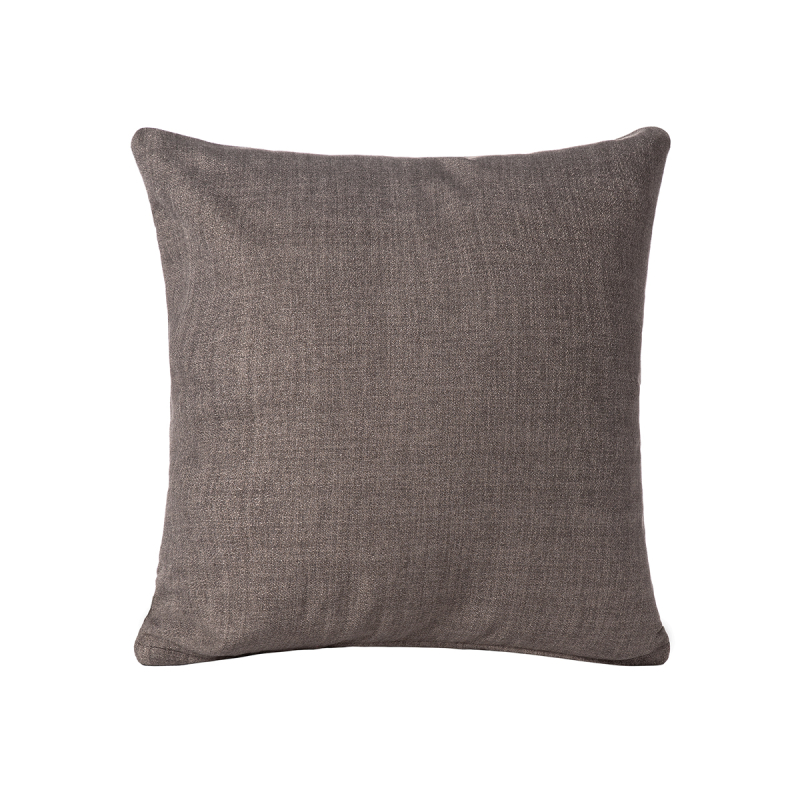 Διακοσμητική Μαξιλαροθήκη (45x45) Silk Fashion A803 Γκρι/Καφέ