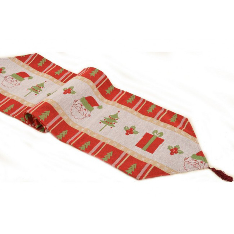Χριστουγεννιάτικη Τραβέρσα (33x175) Silk Fashion Santa Box