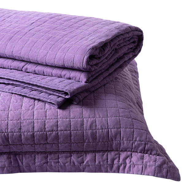 Κουβερλί Υπέρδιπλο (Σετ 220x240) Silk Fashion Stonewashed Purple