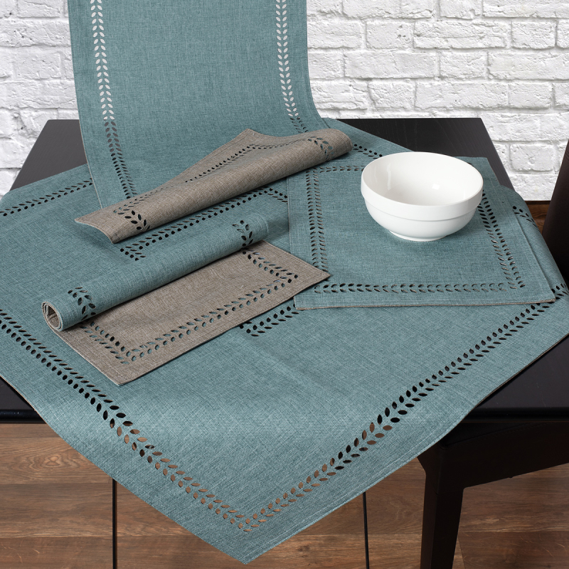 Σουπλά 2 Όψεων Silk Fashion BG18 Petrol/Grey