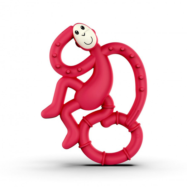 Μασητικό Matchstick Monkey Mini Teether Red