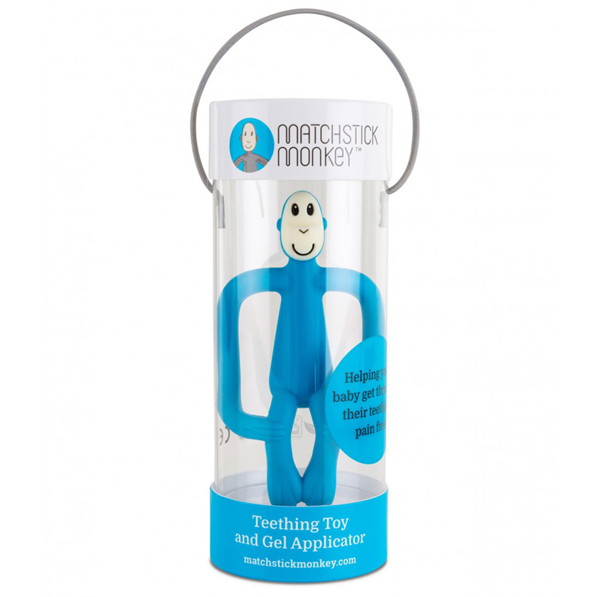 Μασητικό Matchstick Monkey Teething Toy Blue Home Βρεφικά Μασητικά για Μωρά - Οδοντοφυία Spitishop