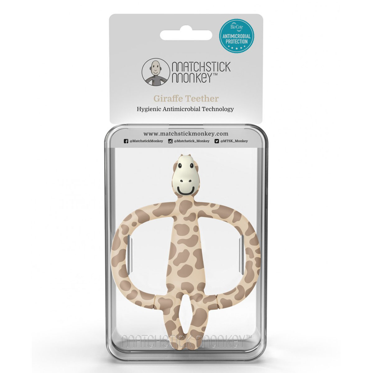 Μασητικό Matchstick Monkey Teether Giraffe Home Βρεφικά Μασητικά για Μωρά - Οδοντοφυία Spitishop